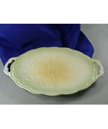 Serving Tray Ceramic with Double Handles Embossed Raised Floral Pattern ... - €19,86 EUR