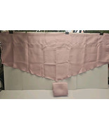 Valance Curtain 42&quot; Long 18&quot; High Set Of 2 Count For Pull Through Light ... - $7.68