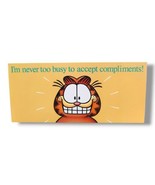 Vintage Garfield Poster 9&quot;x4&quot; Office Classroom Motivational Humor Jim Da... - £12.54 GBP