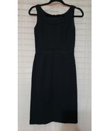 Ann Taylor Womens Black Sleeveless Sheath Dress Size 0 Slim Business Formal - $20.31 CAD