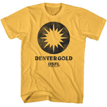 USFL Denver Gold Men&#39;s T Shirt - £22.31 GBP+
