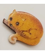 Vintage Wooden Australian Possum Lapel Pin Badge Pinback Brushtail Possum - €12,72 EUR