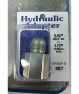 Hydraulic Adapter 5/8&quot; MALE JIC X 1/2” FEMALE PIPE - €17,32 EUR