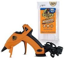 Gorilla Dual Temp Mini Hot Glue Gun Kit with 30 Hot Glue Sticks - $44.99