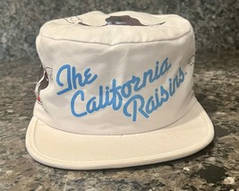 Vintage Calrab 1987 Kid Youth The California Raisins Painters Hat White - £10.65 GBP