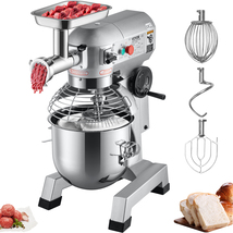 VEVOR Commercial Stand Mixer, 20Qt Stainless Steel, 1100W 2 in 1 with 3 ... - $1,366.34 CAD