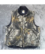 Carhartt Hunting Vest Arctic Quilt Lined Mens XL V20 CMO Camo RealTree EUC - $254.37 CAD