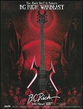  B.C. Rich Mk3 Warbeast Black Devil guitar advertisement 2016 ad print - £3.36 GBP