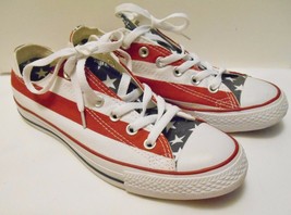 CONVERSE All Star Running Shoes Stars Stripes American Unisex Men&#39;s 7.5 Wm 9.5 - £39.29 GBP