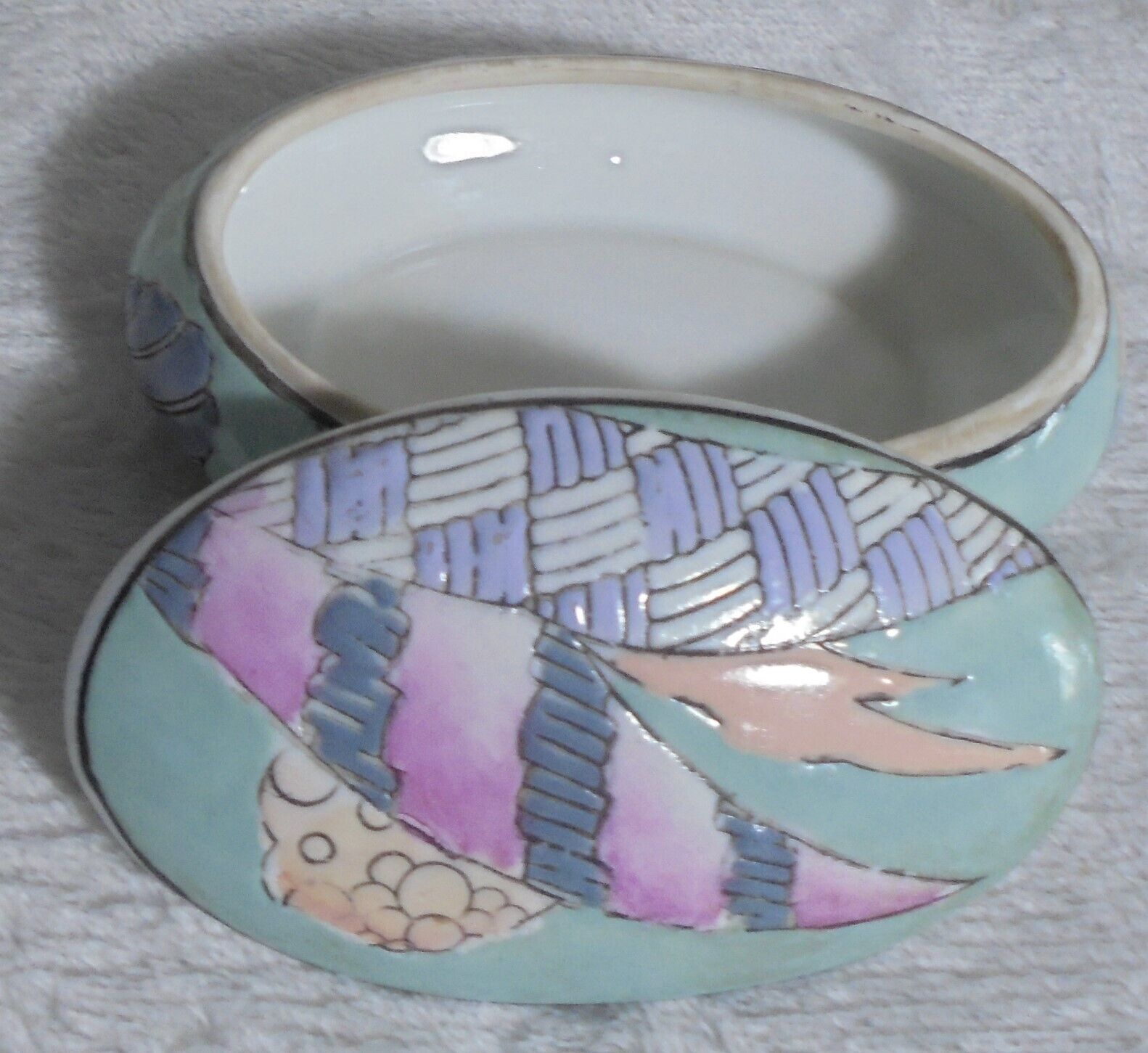 Dynasty by Heygill &amp; HFP Macau Oval Dish W/ Lid Small Asian China Retro ... - $16.71