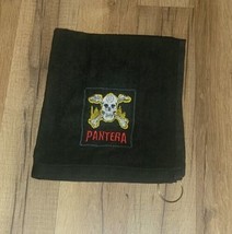 Pantera Embroidered Golf Sport Towel 16x18 Black  - £13.37 GBP