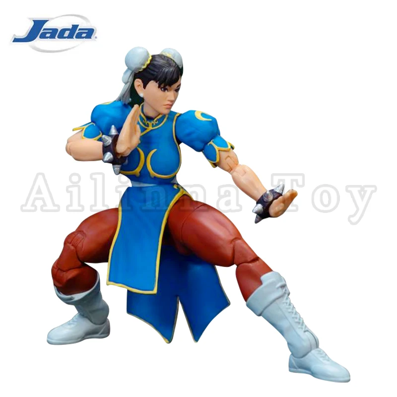 Jada Toys 1/12 6inch Action Figure Street Fighter Chun-Li Anime Model Free - £67.05 GBP+