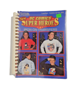 Vintage DC Comics Super Heroes Iron-On Transfers Book Batman Superman Jo... - $380.30 MXN