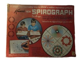 Vintage 1967 Kenner Spirograph 401 Drawing Set Game w/ Instructions Incomplete - $12.99