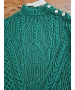 Zadig &amp; Voltaire Kerry Sweater Cashmere Blend Pullover Logo Buttons Skul... - $416.37 CAD