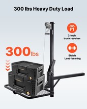 VEVOR Hitch Deer Hoist with Lifting System Platform 300 lb Game Hoist Wi... - $165.49