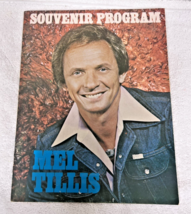 Vintage Mel Tillis Souvenir Program Movies Concerts Photographs 8 1/2" x... - $12.38