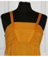APT 9 Sunflower Yellow Empire Sleeveless Sundress Knit Dress L Large - £23.90 GBP