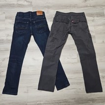 Boys Clothes Lot Size 16 28 Pants Levis Cargo Chinos Lucky Slim Jeans - $22.06