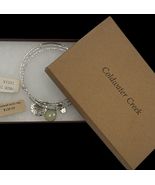 Coldwater Creek 925 Hammered Silver Bangle Bracelets Stacker Set 3 Charm... - $913.90 MXN