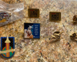 NASA Space Shuttle Endeavour Gold Tone Enamel Charm Pins  Astronauts set... - $9.90