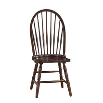Espresso Wood Windsor Back Dining Side Chair - $175.49