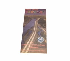 New York Thruway Vintage Empire State Map 1967 - $108.29 MXN