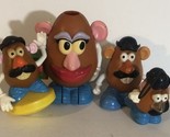 Mr Potato Mini Figures Lot Of 4 Toy T6 - $12.86