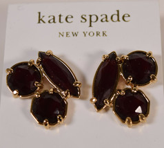 Kate Spade Ruby Red Cluster Earrings Lands End New - £49.05 GBP