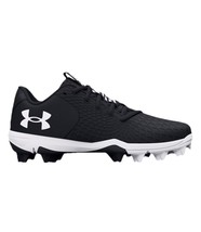 Under Armour Women&#39;s Glyde 2.0 RM Black White Softball Cleats 3026605 Si... - $44.34