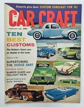 VTG Car Craft Magazine February 1961 Supertuning The Dodge Cart No Label - £11.15 GBP