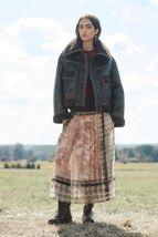$169 ZARA LIMITED EDITION SCARF PLEATED SKIRT - L - $129.00