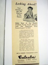 1945 South Africa Ad Calsuba Soluble Lime Food - $7.99