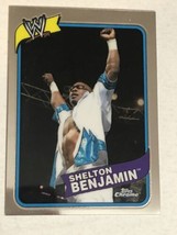 Shelton Benjamin WWE Heritage Topps Chrome Trading Card 2008 #41 - £1.51 GBP