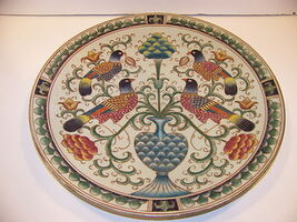 ORIENTAL ACCENT PLATE / PLATTER MADE IN CHINA BIRDS - $63.34 CAD