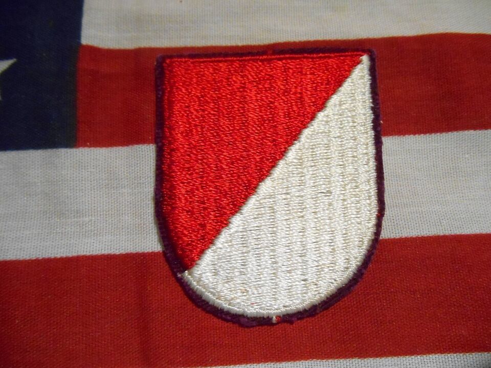 US Army 91st Cavalry Regiment 1st Squadron Type 1 Beret Flash c/e - $7.43