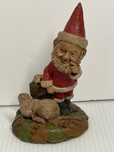 Vintage Signed Tom Clark Gnomes 1994 Shhh Santa &amp; Mouse Figurine Cairn Studio - $22.83