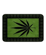 Eco-Friendly Plush Bath Mat with Non-Slip Leaf Design - $1,017.70 MXN