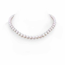 ANGARA 9-10mm, 20&quot; Freshwater Pearl Single Line Necklace in 14K Solid Gold - £408.40 GBP