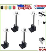 Compact Premium J Hook Tie Downs for Truck Tool Boxes - 4 Pack Aluminum ... - $47.54 CAD