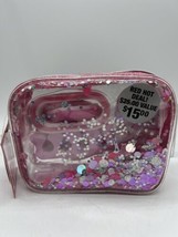 Packed Party Nail Manicure Set &amp; Makeup Case Bag Pink Lot Easter Basket ... - £3.43 GBP