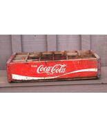 Wooden Red Coca Cola Coke Soda Pop Bottle Crate Carrier Case 24 Slot Box - €29,53 EUR