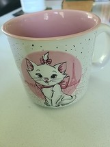 Disney Aristocats Marie In Paris Coffee Mug Pink White Large 20 oz 4&quot; Ta... - $21.99