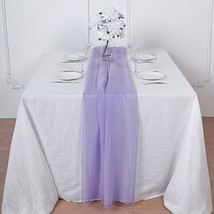 Lavender 72&quot;&quot; Premium Chiffon Table Top Runner Party Wedding Events Deco... - £10.00 GBP