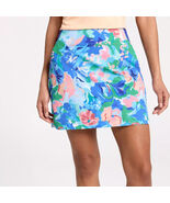Walter Hagen Performance P11 Lightweight 16&#39; Skort Blue Gouache Floral M... - $461.10 MXN