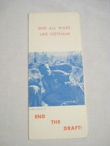 End All Wars Like Vietnam Pamphlet 1968 National Council To Repeal the Draft - £7.06 GBP