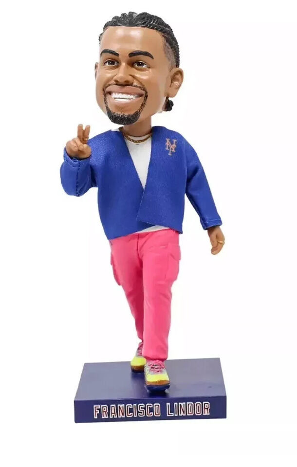 NY Mets 2024 Francisco Lindor SGA Bobblehead Street Wear, New York Streetwear