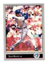 1992 Leaf #445 Jeff Kent Toronto Blue Jays - £2.36 GBP