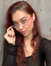 Vintage Silhouette SPX 1992R671 50mm Clear Red Women's Eyeglasses Frame - $49.99