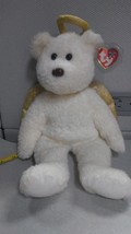 Ty Beanie Buddies Halo 2 the white angel bear with gold wings and halo - $19.95